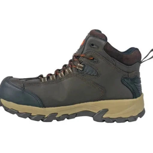 Hoss Men's Frontier Comp Toe Waterproof Puncture Resistant Work Shoe - Brown 50406