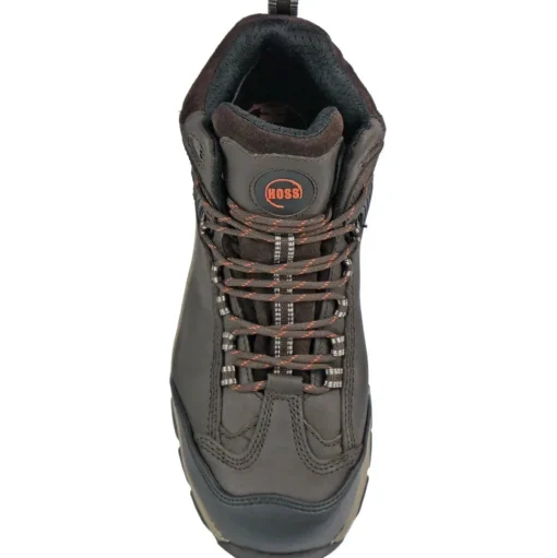 Hoss Men's Frontier Comp Toe Waterproof Puncture Resistant Work Shoe - Brown 50406