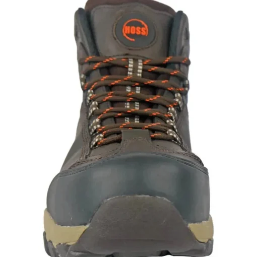 Hoss Men's Frontier Comp Toe Waterproof Puncture Resistant Work Shoe - Brown 50406