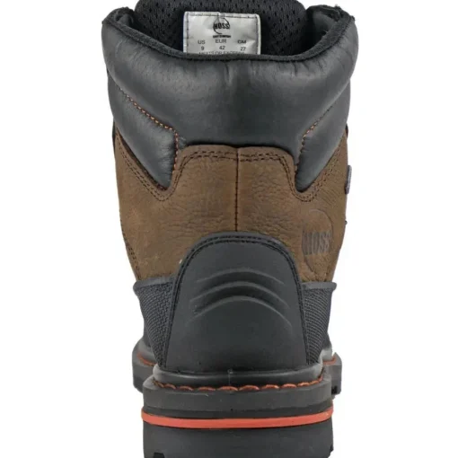 Hoss Men's K-Tough 6" Composite Toe Waterproof Puncture Resistant Duty Boot - Brown 62705