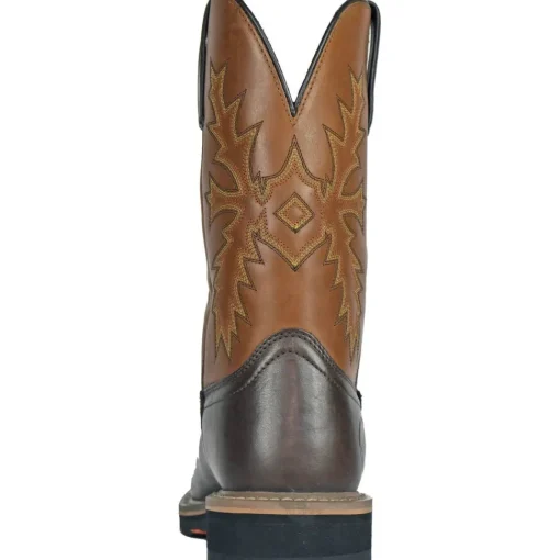 Hoss Men's Landon 11" Soft Toe Western Work Boot - Brown 92046