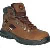 Hoss Men's Lorne 6" Steel Toe Waterproof Slip Resistant Work Boot - Brown 60421