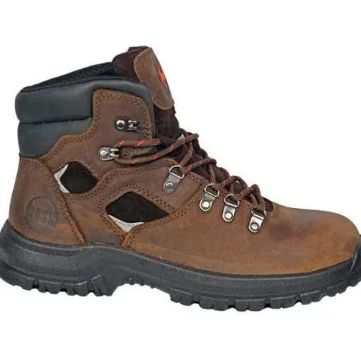 Hoss Men's Lorne 6" Steel Toe Waterproof Slip Resistant Work Boot - Brown 60421