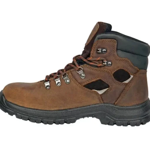 Hoss Men's Lorne 6" Steel Toe Waterproof Slip Resistant Work Boot - Brown 60421