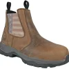 Hoss Men's Old Glory Composite Toe Slip Resistant Shoe - Brown 50411