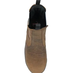 Hoss Men's Old Glory Composite Toe Slip Resistant Shoe - Brown 50411
