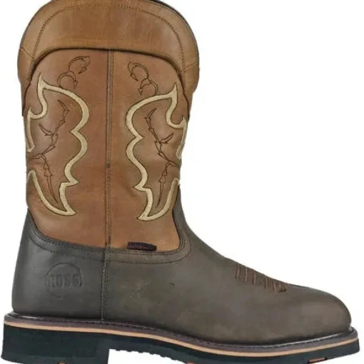 Hoss Men's Showdown Comp Toe Waterproof Moisture Wicking Western Boot - Brown 92042