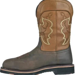 Hoss Men's Showdown Comp Toe Waterproof Moisture Wicking Western Boot - Brown 92042