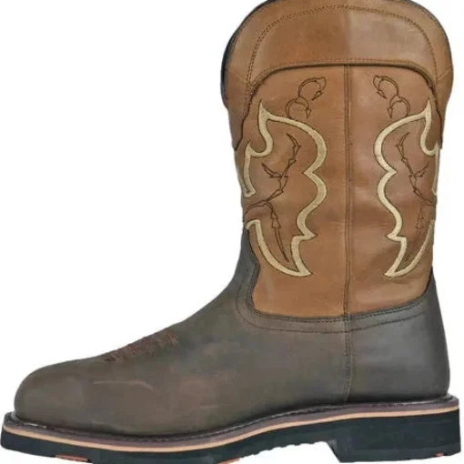 Hoss Men's Showdown Comp Toe Waterproof Moisture Wicking Western Boot - Brown 92042