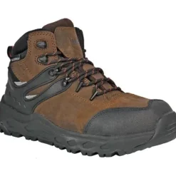Hoss Men's Stomp Aluminum Toe Waterproof Slip Resist Work Boot - Brown 60203