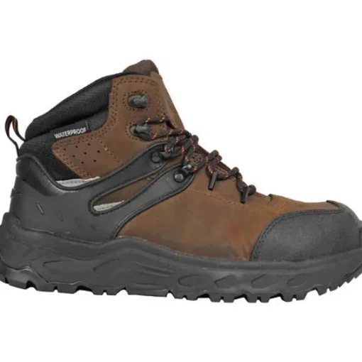 Hoss Men's Stomp Aluminum Toe Waterproof Slip Resist Work Boot - Brown 60203
