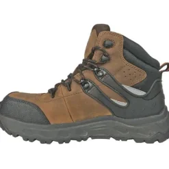 Hoss Men's Stomp Aluminum Toe Waterproof Slip Resist Work Boot - Brown 60203