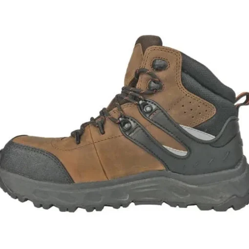 Hoss Men's Stomp Aluminum Toe Waterproof Slip Resist Work Boot - Brown 60203
