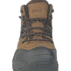 Hoss Men's Stomp Aluminum Toe Waterproof Slip Resist Work Boot - Brown 60203