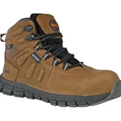 Hoss Men's Tikaboo UL Composite Toe Waterproof Slip Resistant Work Boot - Brown 60406