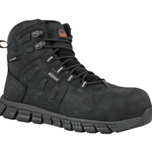 Hoss Men's Tikaboo UL Composite Toe Waterproof Slip Resist Work Boot - Black 60177
