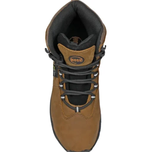 Hoss Men's Tikaboo UL Composite Toe Slip Resistant Work Boot - Brown 60240