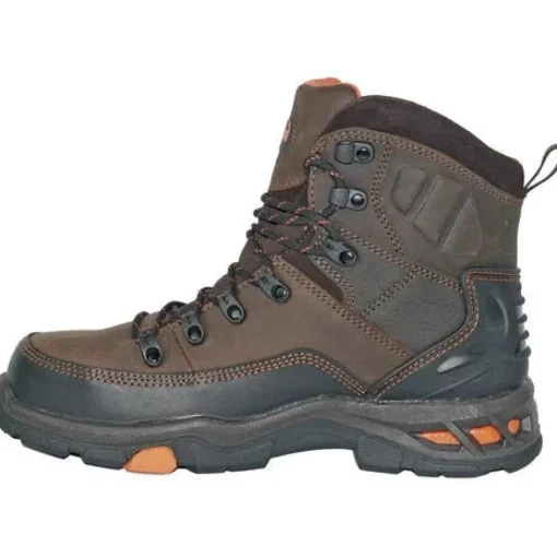 Hoss Men's Traverse 6" Composite Toe Waterproof Slip Resist Work Boot - Brown 60260