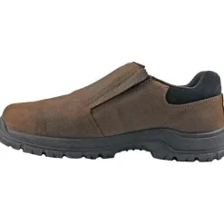 Hoss Men's Worker Composite Toe Slip Resistant Slip On Work Shoe - Brown 30402