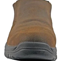 Hoss Men's Worker Composite Toe Slip Resistant Slip On Work Shoe - Brown 30402