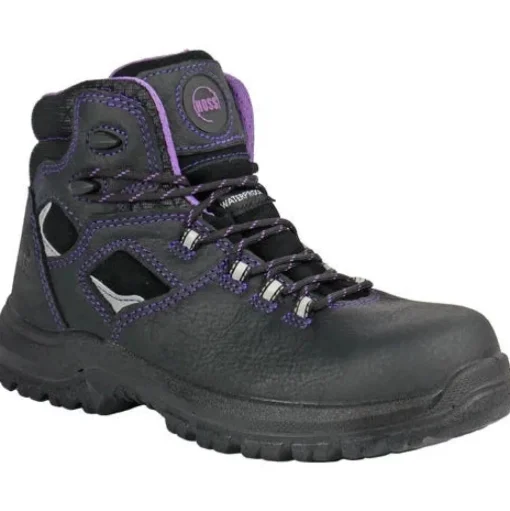 Hoss Women's Lacy 6" Composite Toe Waterproof Puncture Resistant Boot - Black 70120