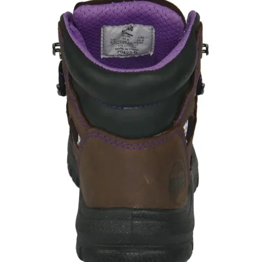Hoss Women's Lily 6" Steel Toe Waterproof Slip Resistant Boot - Brown 70423