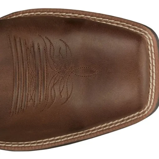 Justin Men's Canter Steel Toe Slip Resist Western Work Boot -Brown- SE4510