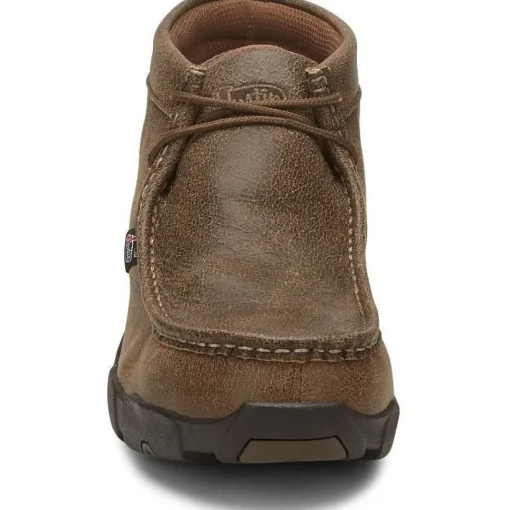 Justin Men's Cappie Steel Toe Work Boot -Tan Bomber- 237