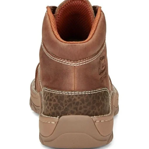 Justin Men's Corbett 5" Moc Toe WP Work Boot -Brown- SE252