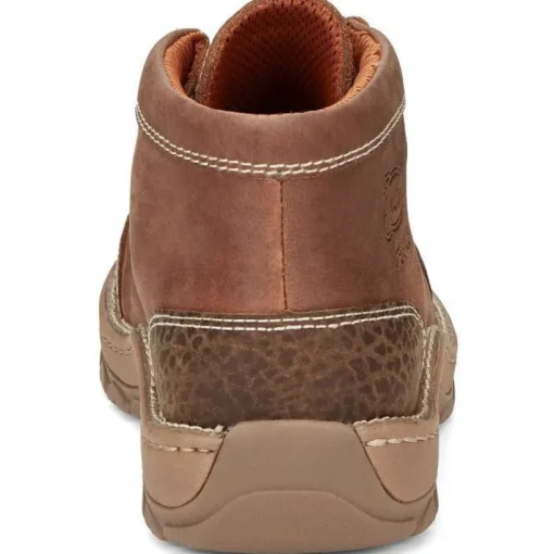 Justin Men's Crafton 4" Moc Toe WP Work Shoe -Brown- SE251