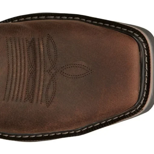 Justin Men's Driller II 11" WP Steel Toe Western Work Boot -Brown- SE3117