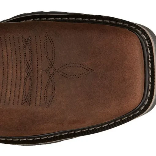 Justin Men's Driller II 11" Waterproof Western Work Boot -Brown- SE3116