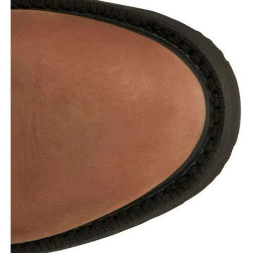 Justin Men's Livestock 8" WP Lace Up Western Work Boot -Brown- OW604