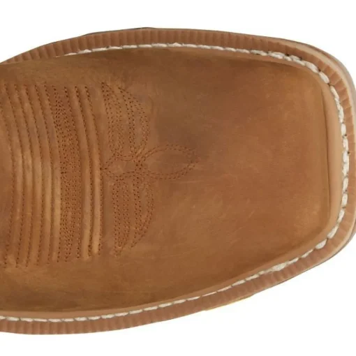 Justin Men's Montana 11" Nano Comp Toe Western Work Boot- Brown- CR2124