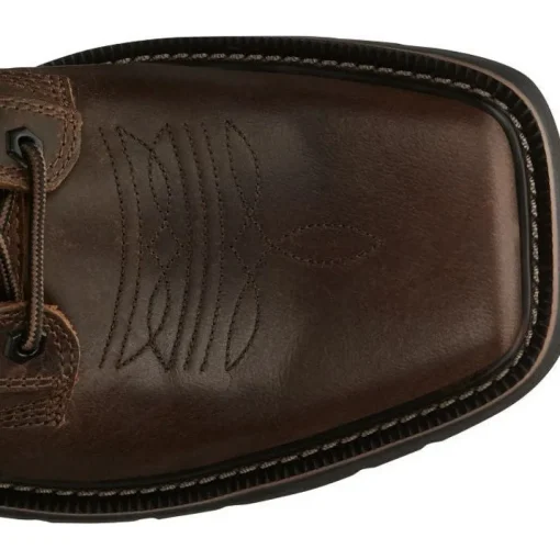 Justin Men's Pulley 8" Lace Western Work Boot -Brown- SE681