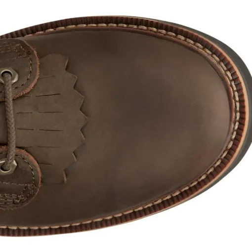 Justin Men's Rivot 8" WP Lace Up Western Work Boot -Brown- OW440