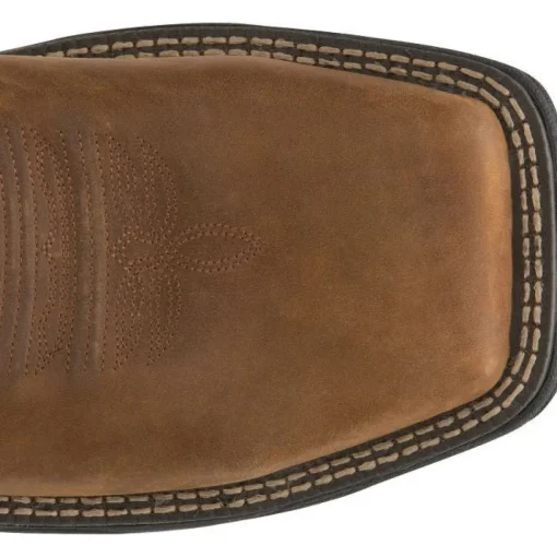 Justin Men's Rush 11" Comp Toe Western Work Boot -Tan- WK4337