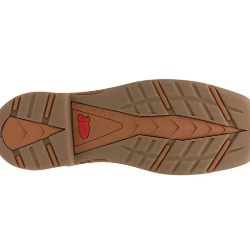 Justin Men's Rush 11" Comp Toe Western Work Boot -Tan- WK4338