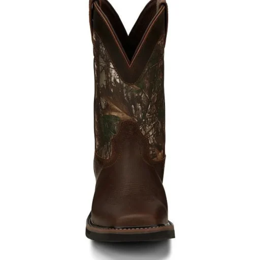 Justin Men's Trekker 11" Waterproof Western Work Boot - Realtree - SE4676