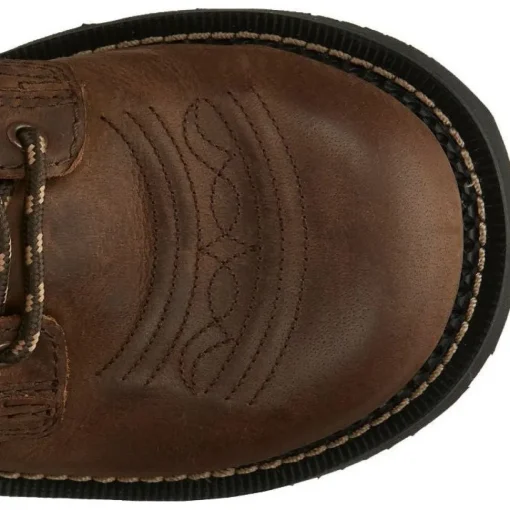 Justin Women's Katerina 6" Steel Toe Western Work Boot -Brown- GY985