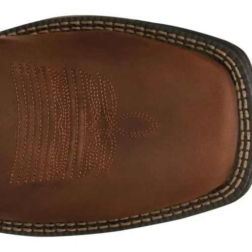 Justin Women's Rush 8" Waterproof Western Work Boot -Brown- SE4359