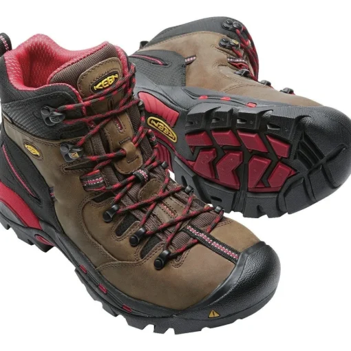Keen Utility Pittsburgh Steel Toe Hiker Work Boot - Bison - 1007024