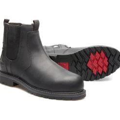Kodiak Women's Bralorne CT Waterproof Chelsea Work Boot -Black- K4TDBK