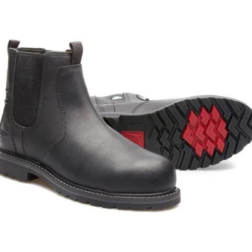 Kodiak Women's Bralorne CT Waterproof Chelsea Work Boot -Black- K4TDBK