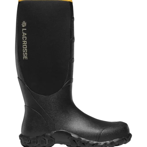 LaCrosse Men's Alpha Lite 16" Ins Rubber Work Boot - Black - 200063
