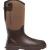 LaCrosse Men's Alpha Range Air-Circ 14" Rubber Work Boot Brown 623380
