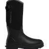 Lacrosse Men's Alpha Range 14" Comp Toe WP Rubber Work Boot - Black - 248311