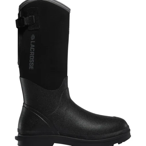 Lacrosse Men's Alpha Range 14" Comp Toe WP Rubber Work Boot - Black - 248311