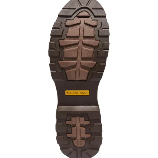 LaCrosse Men's Alpha Range Air-Circ 14" Rubber Work Boot Brown 623380