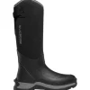 LaCrosse Men's Alpha Thermal 16" CT Ins Rubber Work Boot Black 644103